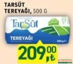 TARIM KREDİ TARSÜT TEREYAĞI 500 G fiyat ve kampanya bilgisi